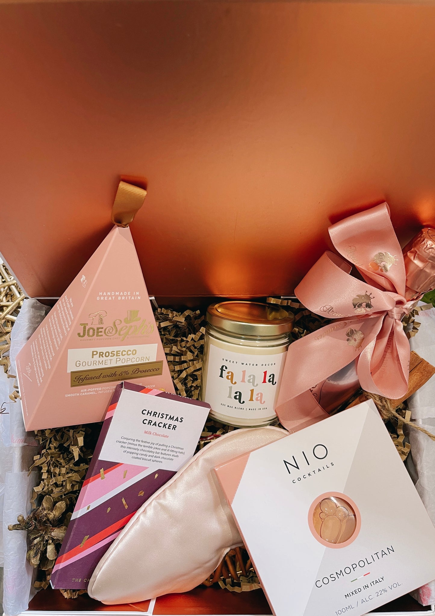 Luxury Pink Christmas Pamper Gift Box for Her
