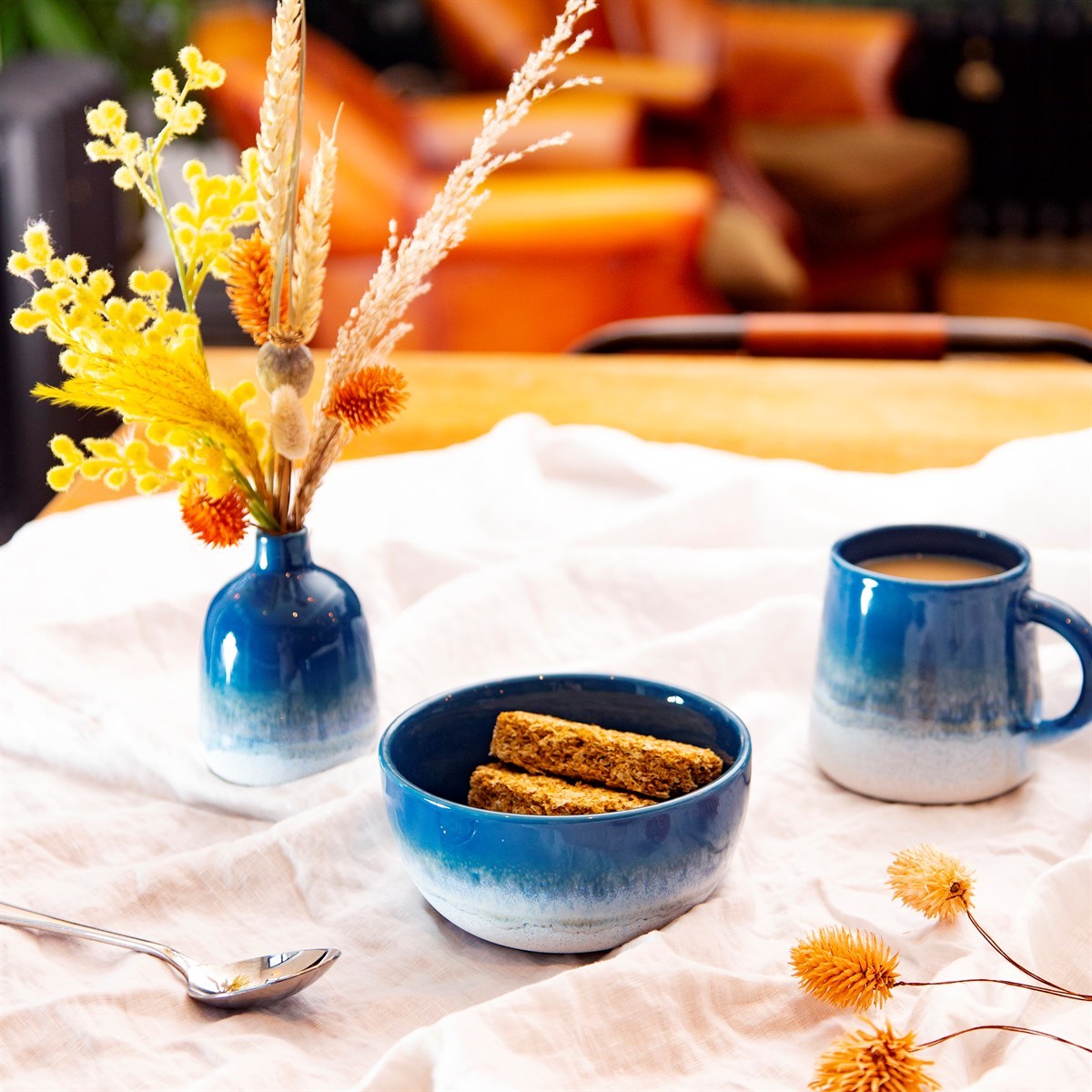 Mojave Glaze Mug - Blue