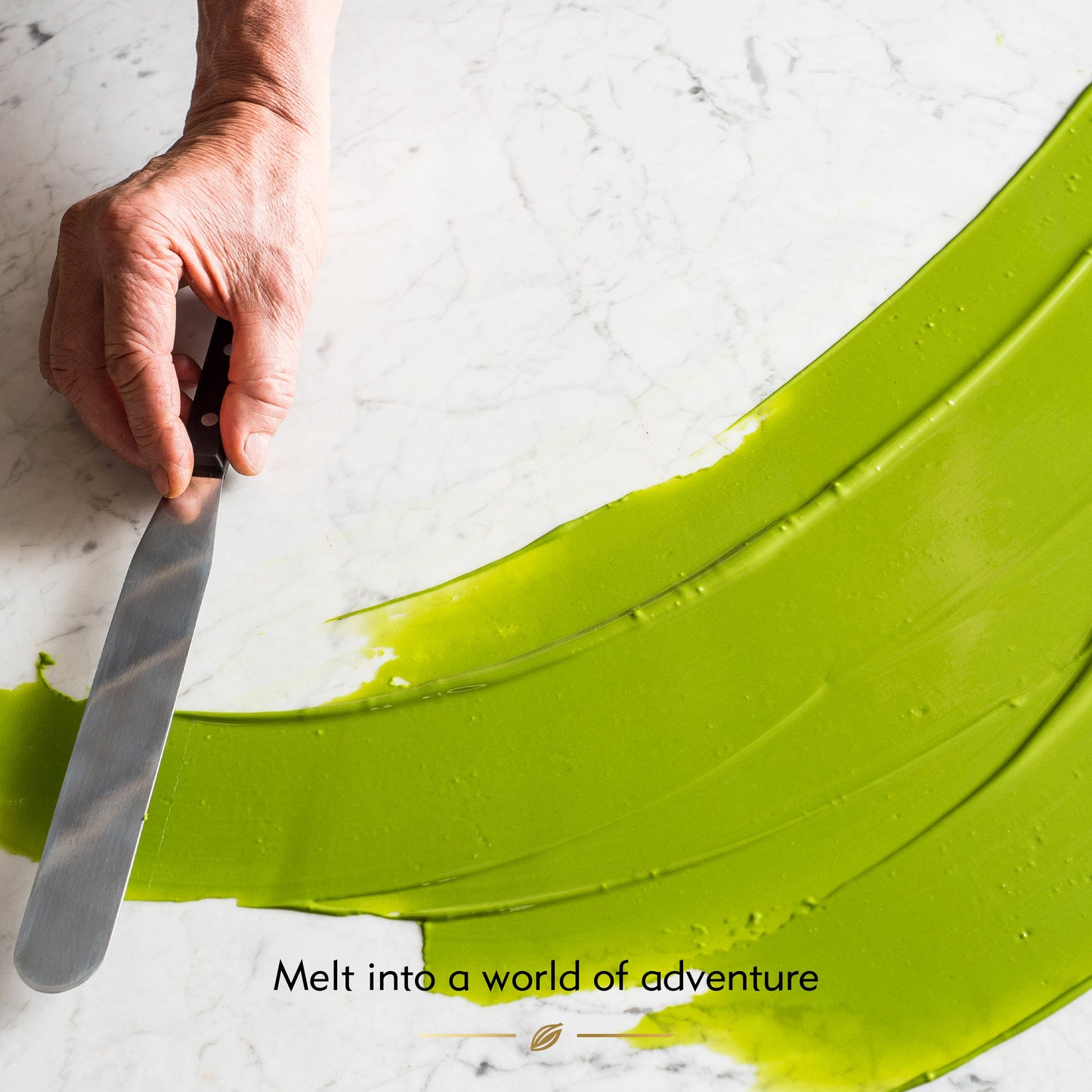 Matcha. White chocolate w. ceremonial grade matcha. 50g bar