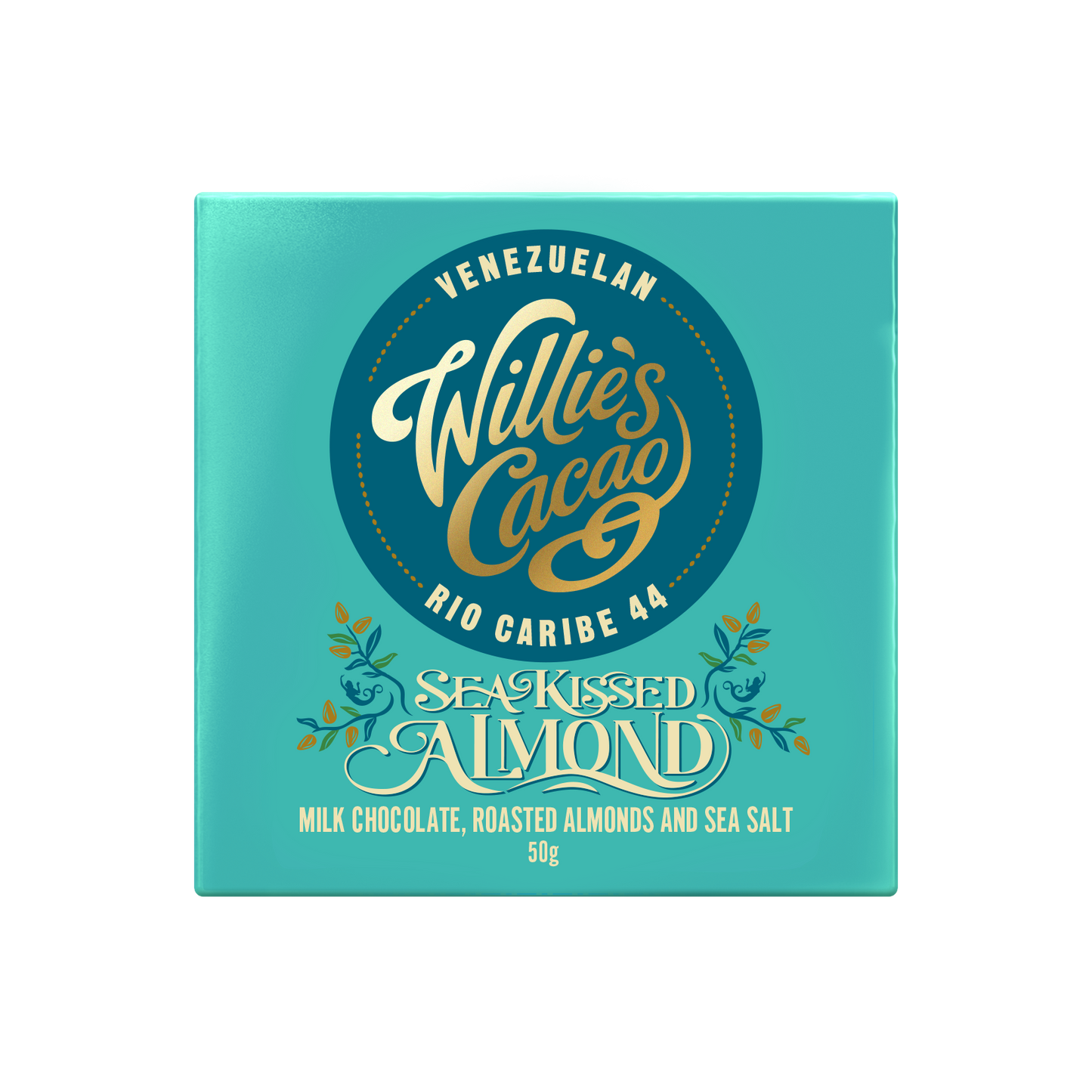 Sea Kissed Almond 50g Chocolate Bar