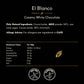 El Blanco. Creamy white chocolate. 50g bar