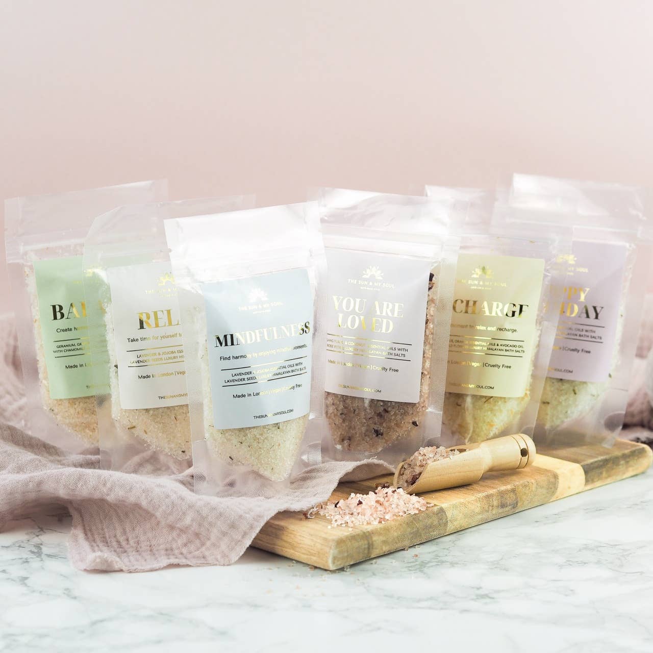 Love Rose Luxury Soak Himalayan Bath Salts⎜Mother's Day Gift