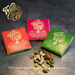 Orange & Almond. 100% cacao. No Added Sugar. Vegan. 50g bar