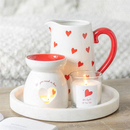 You Light Up My Life Strawberry Valentine's Day Candle