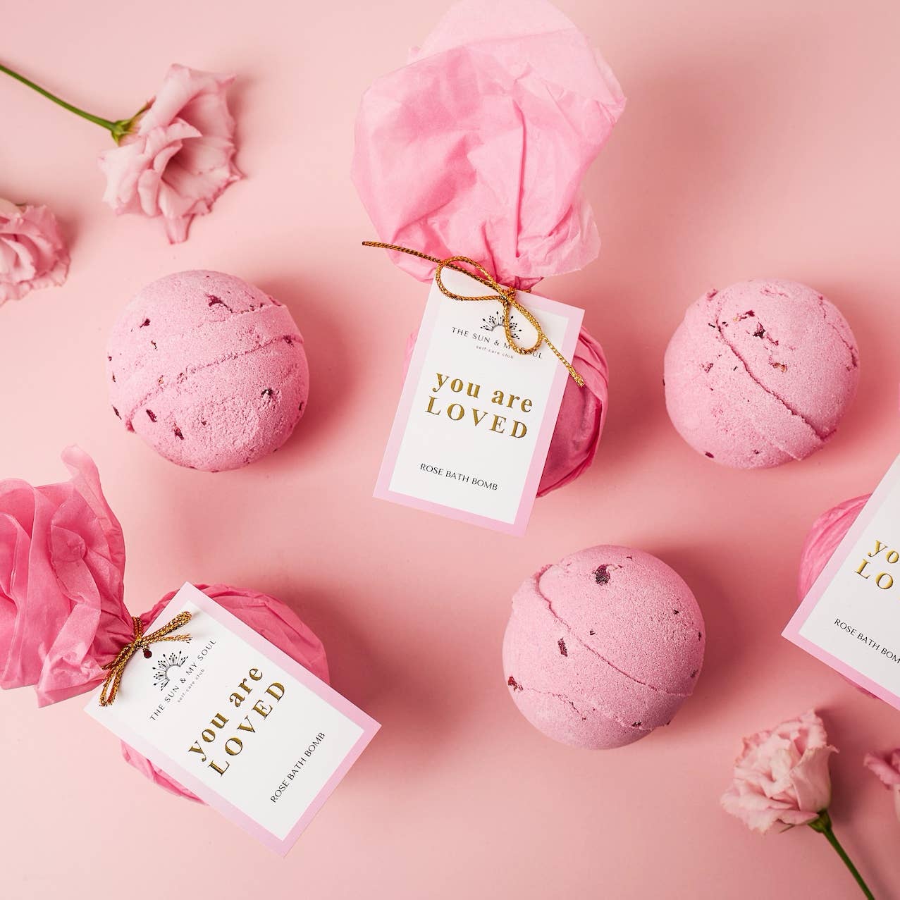 Love Rose Luxury Bath Bomb⎜You Are Loved Mother's Day Gift