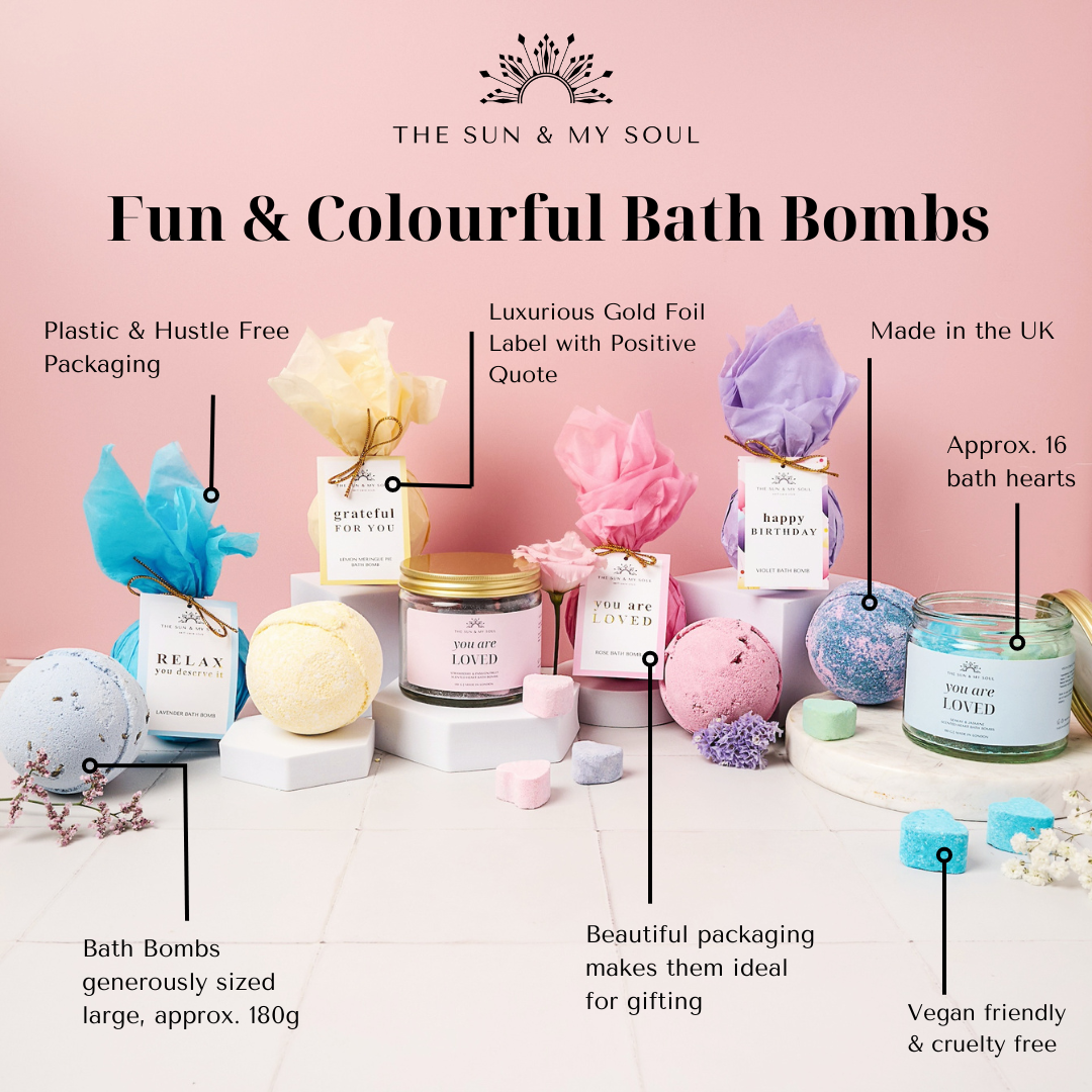 Love Rose Luxury Bath Bomb⎜You Are Loved Mother's Day Gift