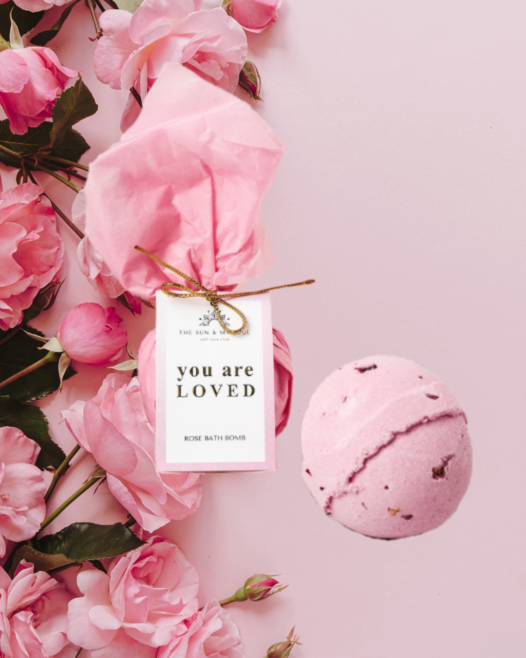 Love Rose Luxury Bath Bomb⎜You Are Loved Mother's Day Gift