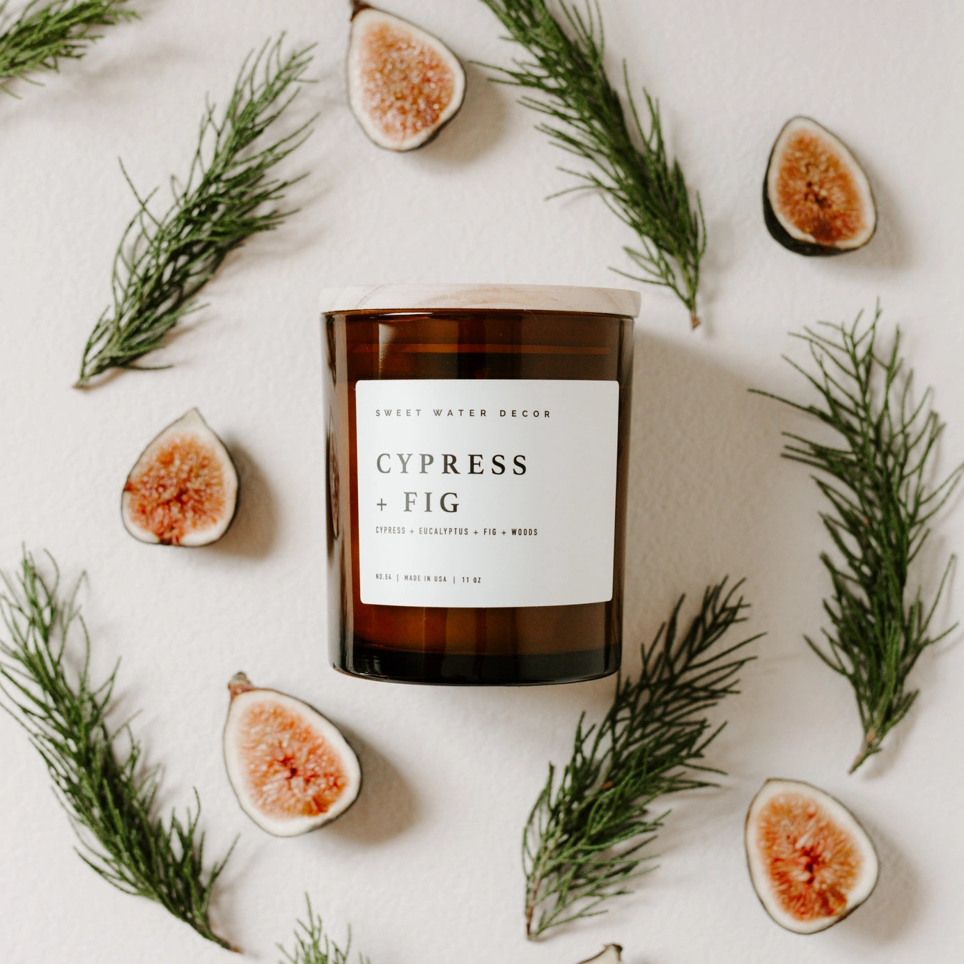 Cypress and Fig 11 oz Soy Candle