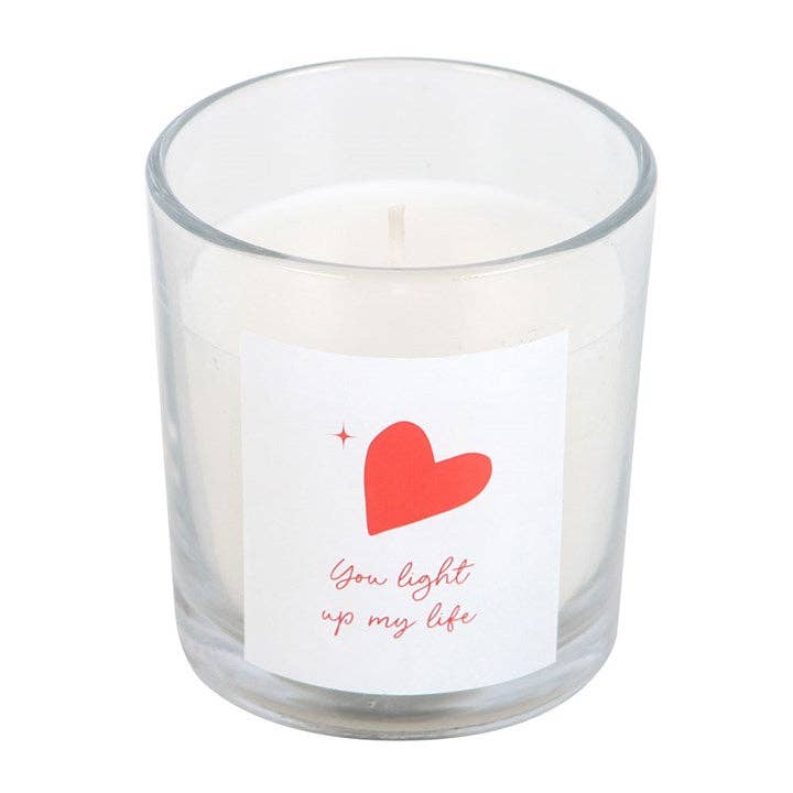 You Light Up My Life Strawberry Valentine's Day Candle