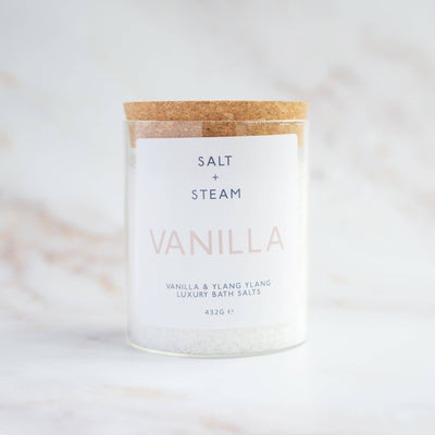 Vanilla - Vanilla & Ylang Ylang Bath Salts 80g & 432g: Test Tube