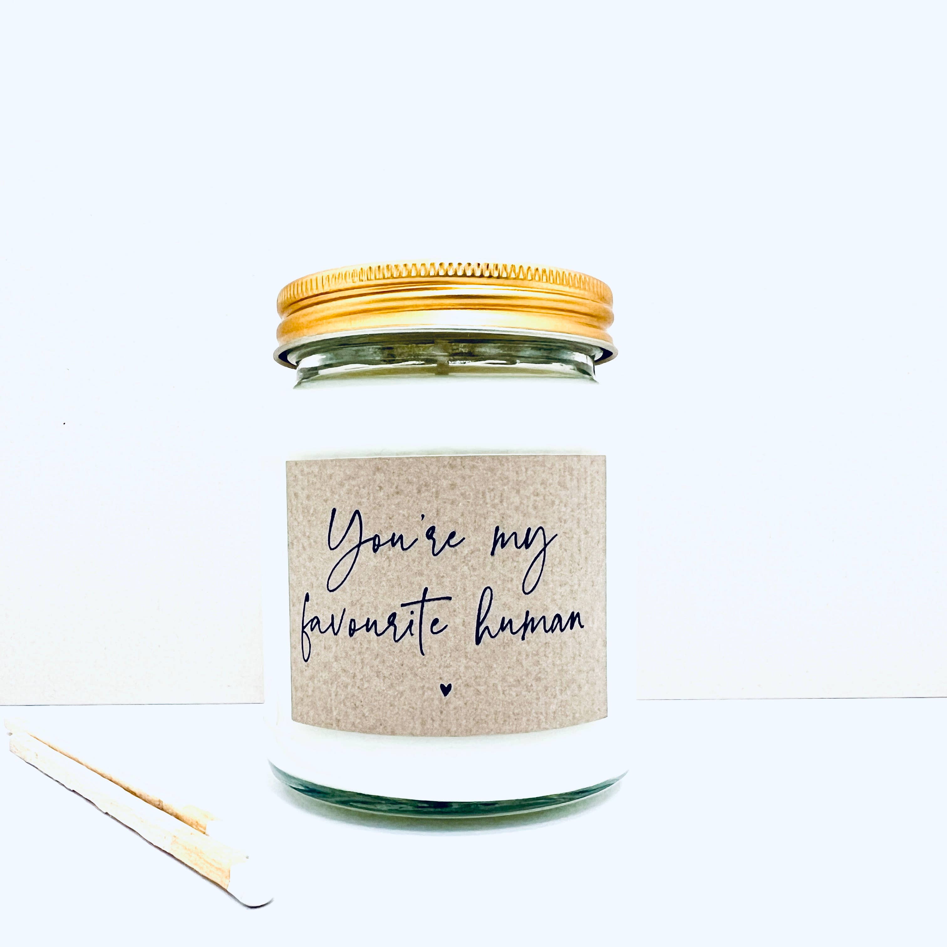 Favourite human handmade soy scented candle : Coconut Milk and Sea Salt