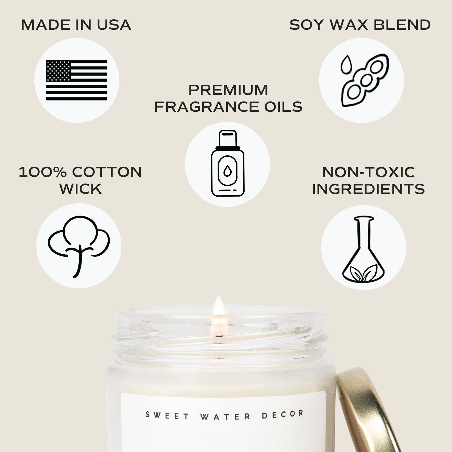 Relax, Girl 9 oz Soy Candle - Home Decor & Gifts