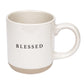 Blessed Stoneware Coffee Mug