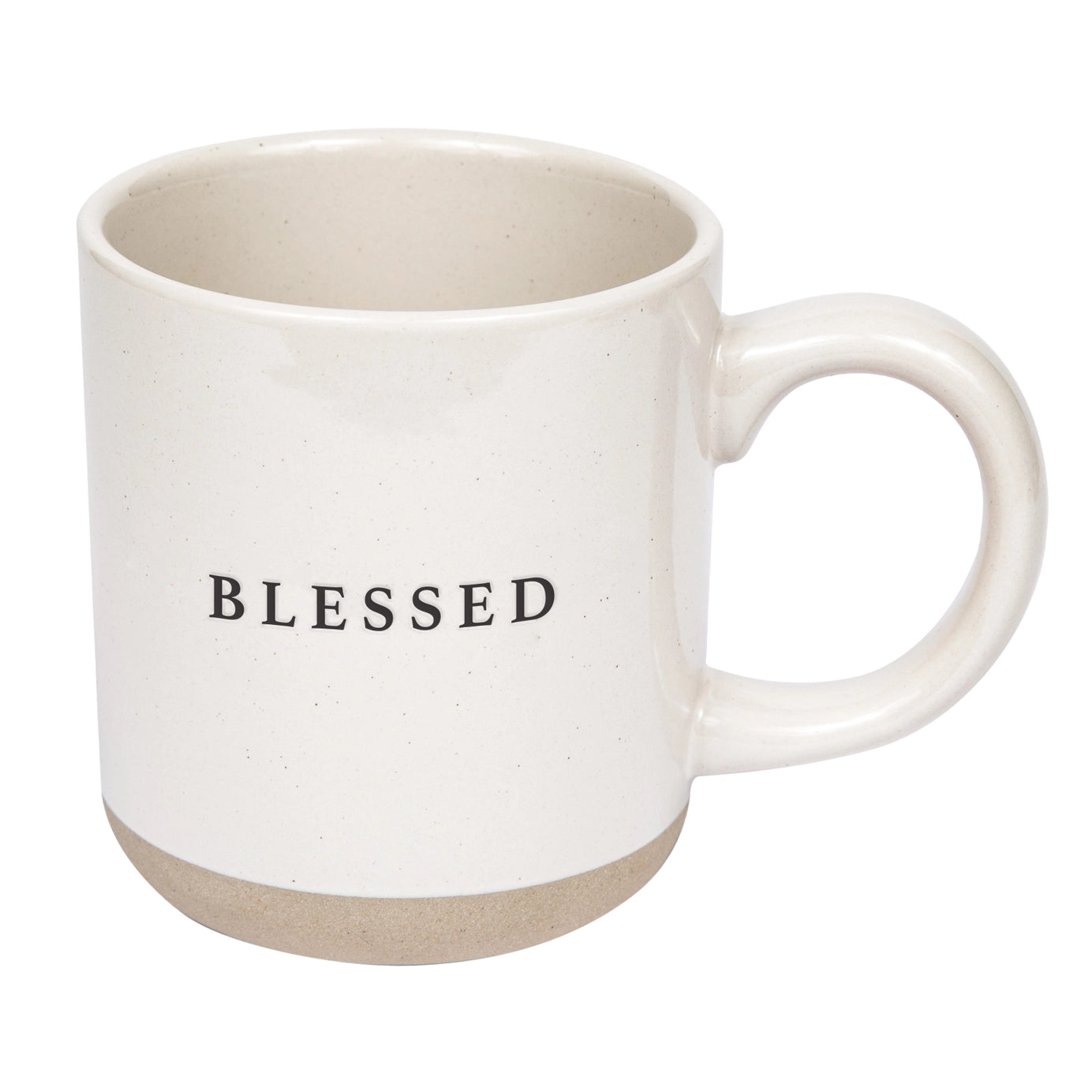 Blessed Stoneware Coffee Mug