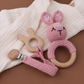 Pinky Pie Cottontail Baby Rattle