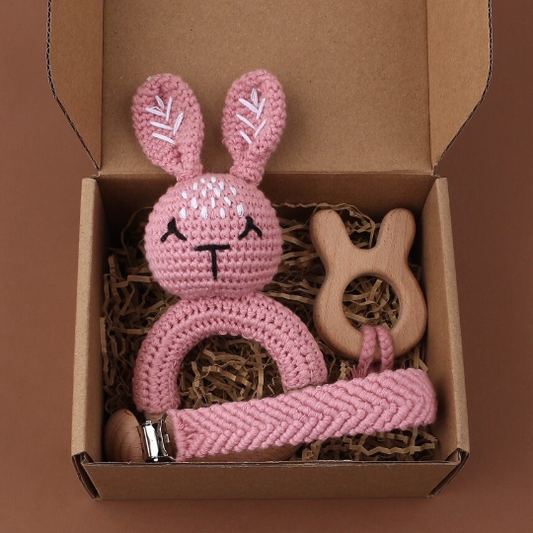 Pinky Pie Cottontail Baby Rattle