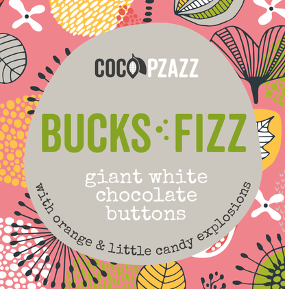 Coco Pzazz Bucks Fizz White Chocolate Buttons