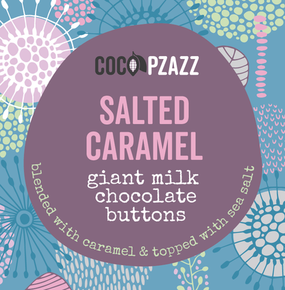 Coco Pzazz Salted Caramel Chocolate Buttons