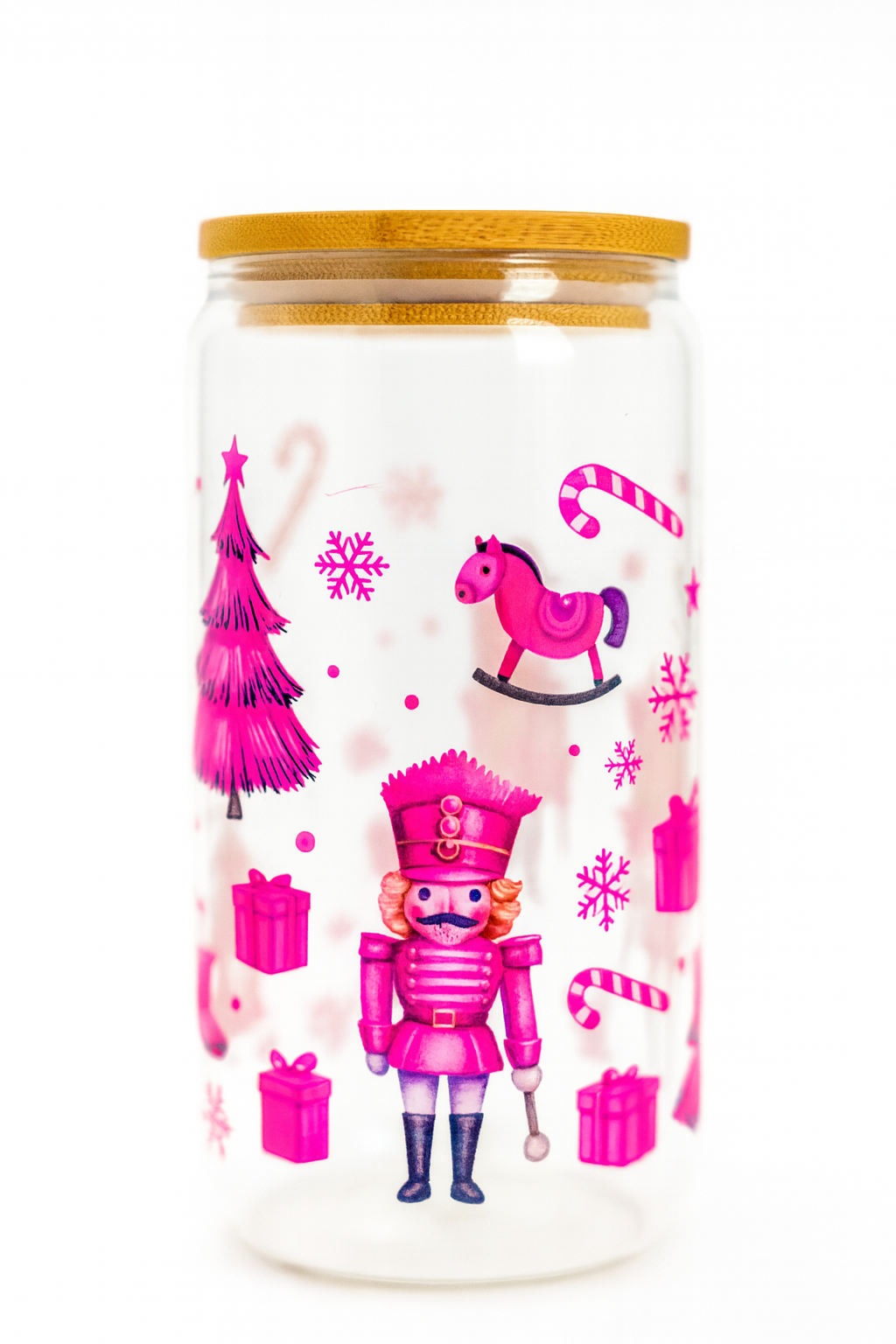 Pink Nutcracker Christmas Luxury Treat & Pamper Gift Box