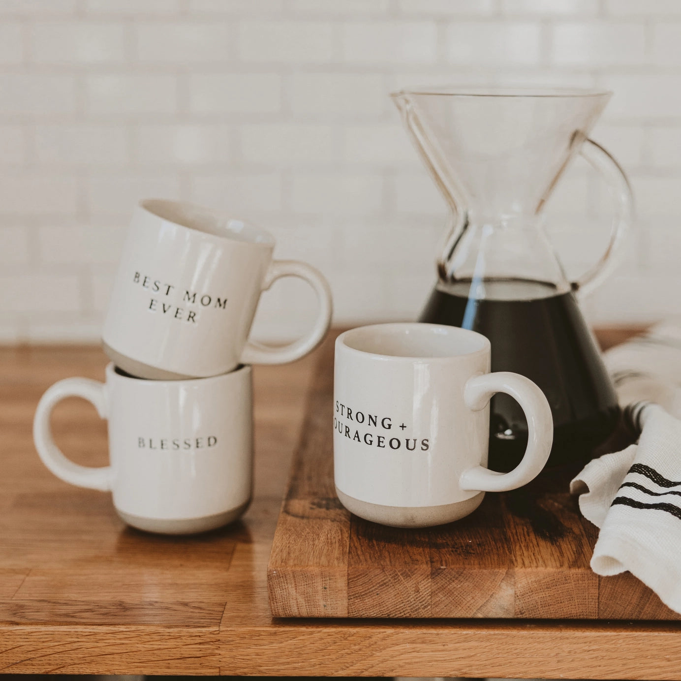 Blessed Stoneware Coffee Mug