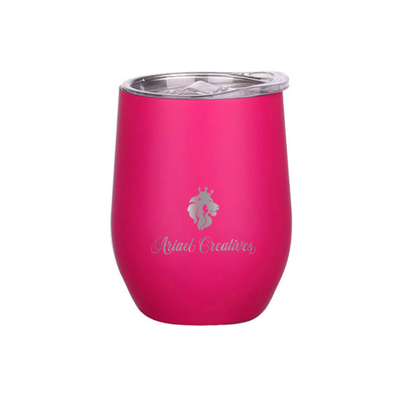 Hot Pink Wine Tumbler