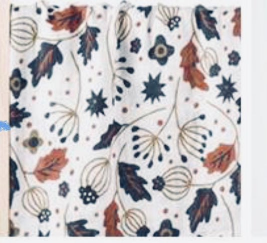 Falling Leaves Baby Muslin