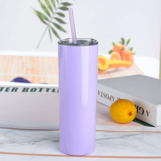 Purple Lavender Skinny tumbler