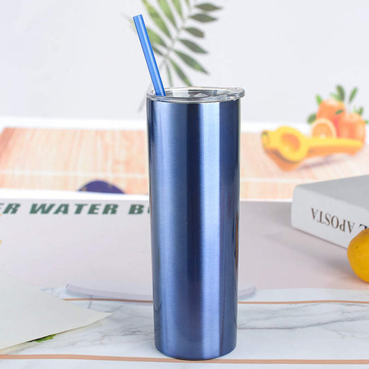 Electric Blue Skinny Tumbler