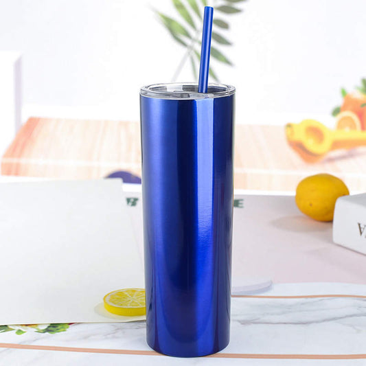 Blue Skinny Tumbler