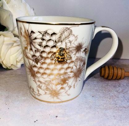 Queen Bee 3d Gold Mug