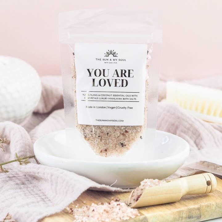Love Rose Luxury Soak Himalayan Bath Salts⎜Mother's Day Gift