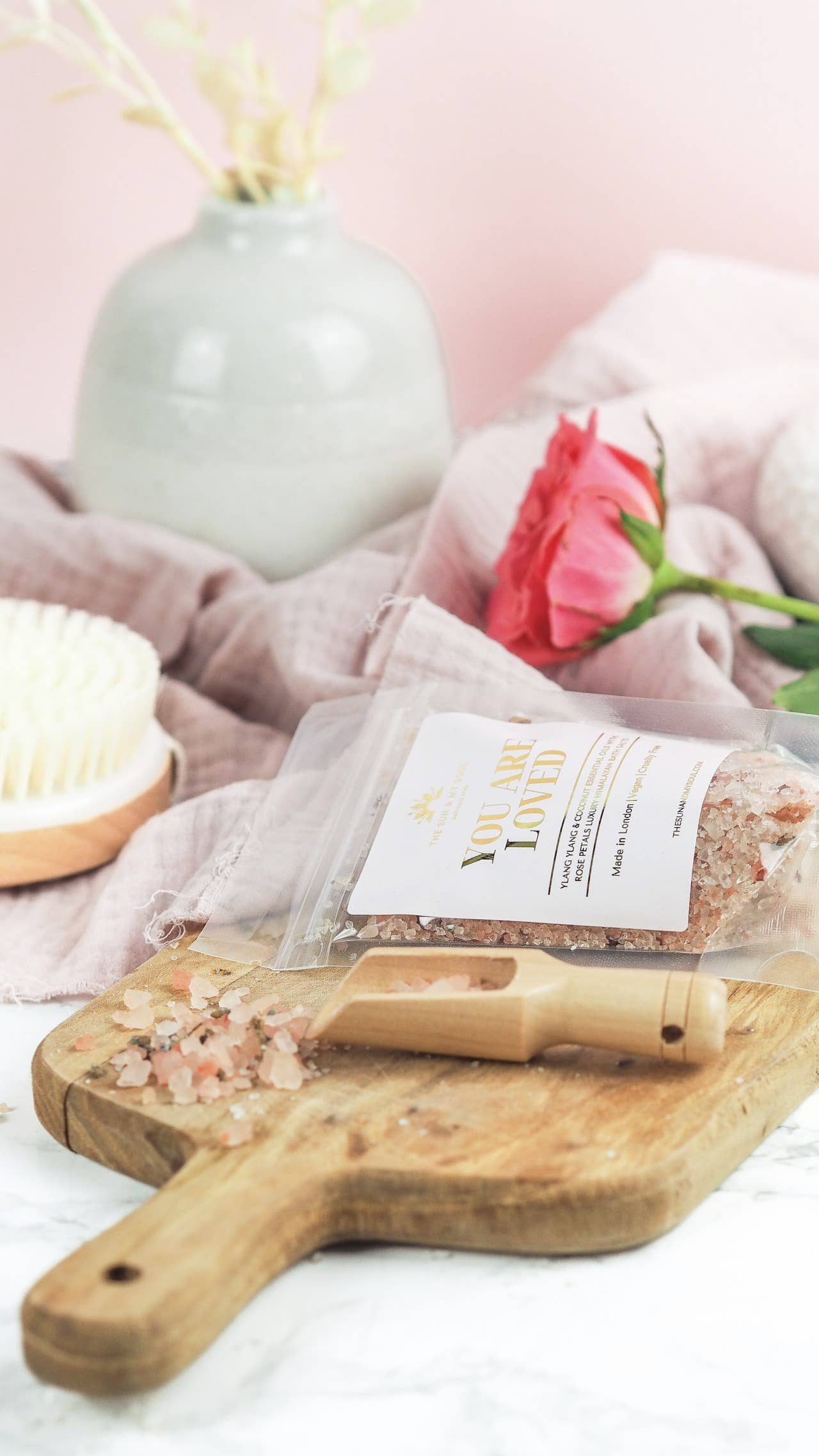Love Rose Luxury Soak Himalayan Bath Salts⎜Mother's Day Gift