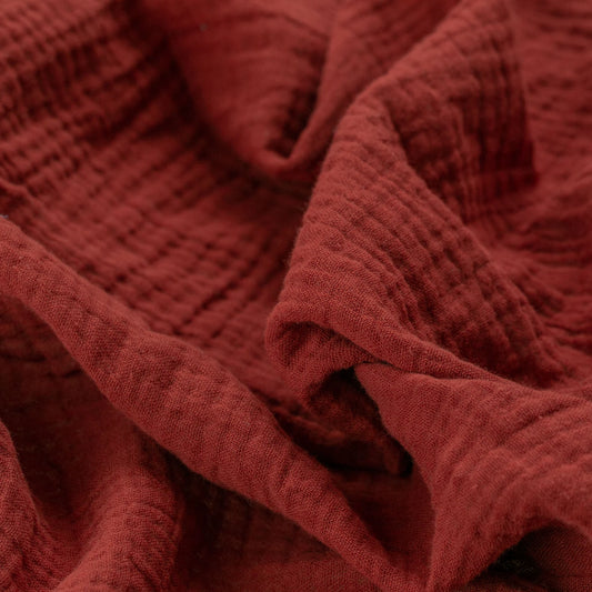 Burgundy Baby Muslin