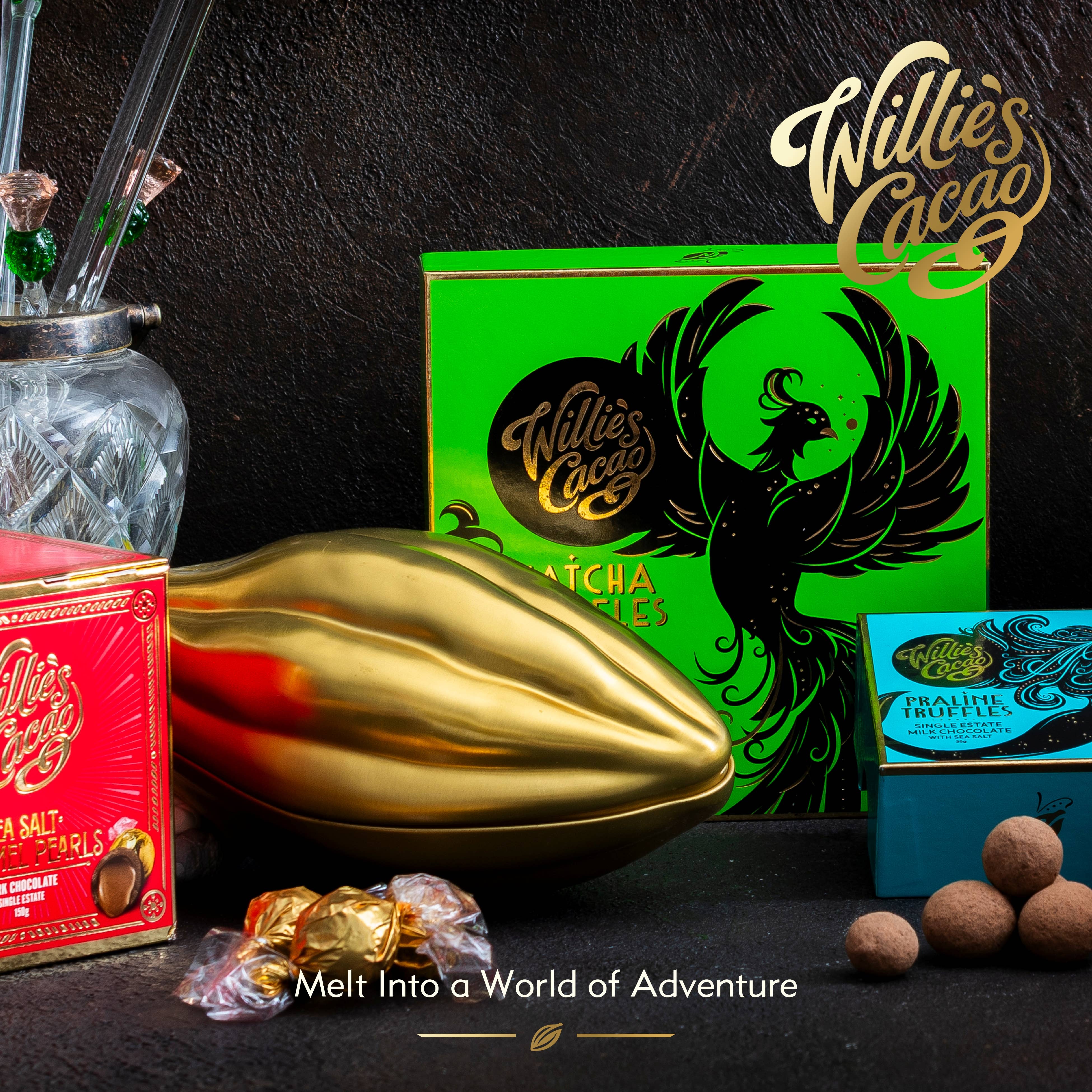 Matcha. White chocolate w. ceremonial grade matcha. 50g bar