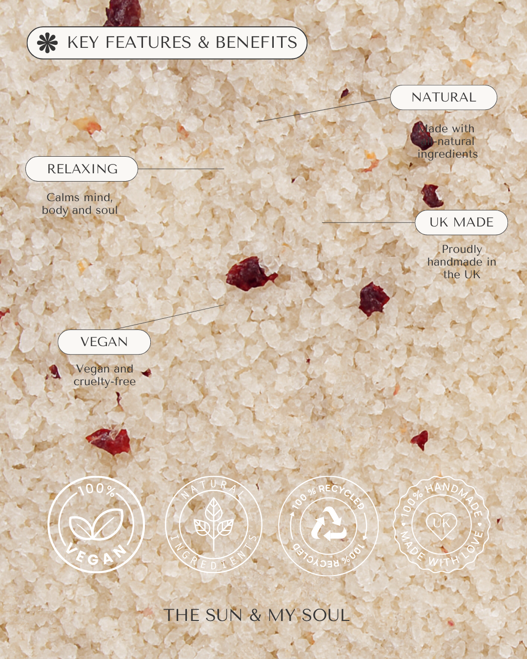 Love Rose Luxury Soak Himalayan Bath Salts⎜Mother's Day Gift