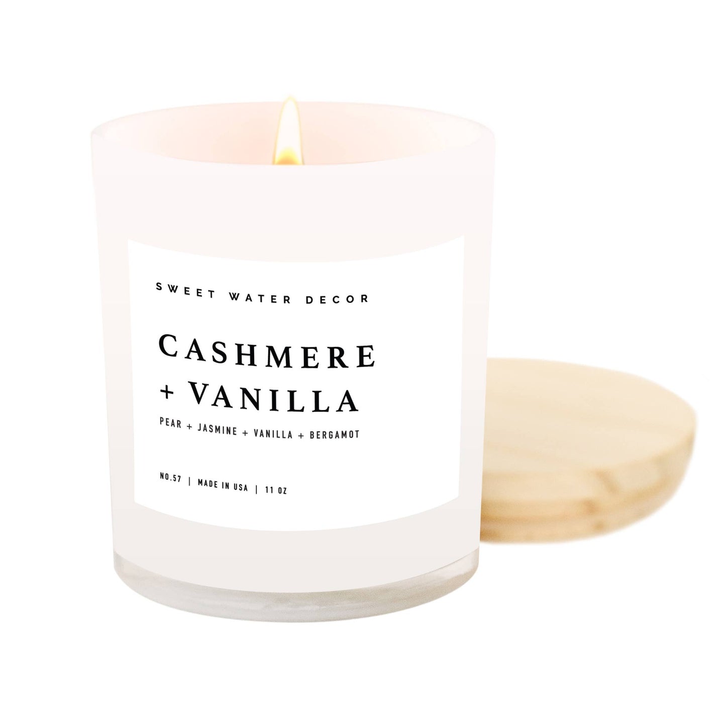 Cashmere and Vanilla 11 oz Soy Candle