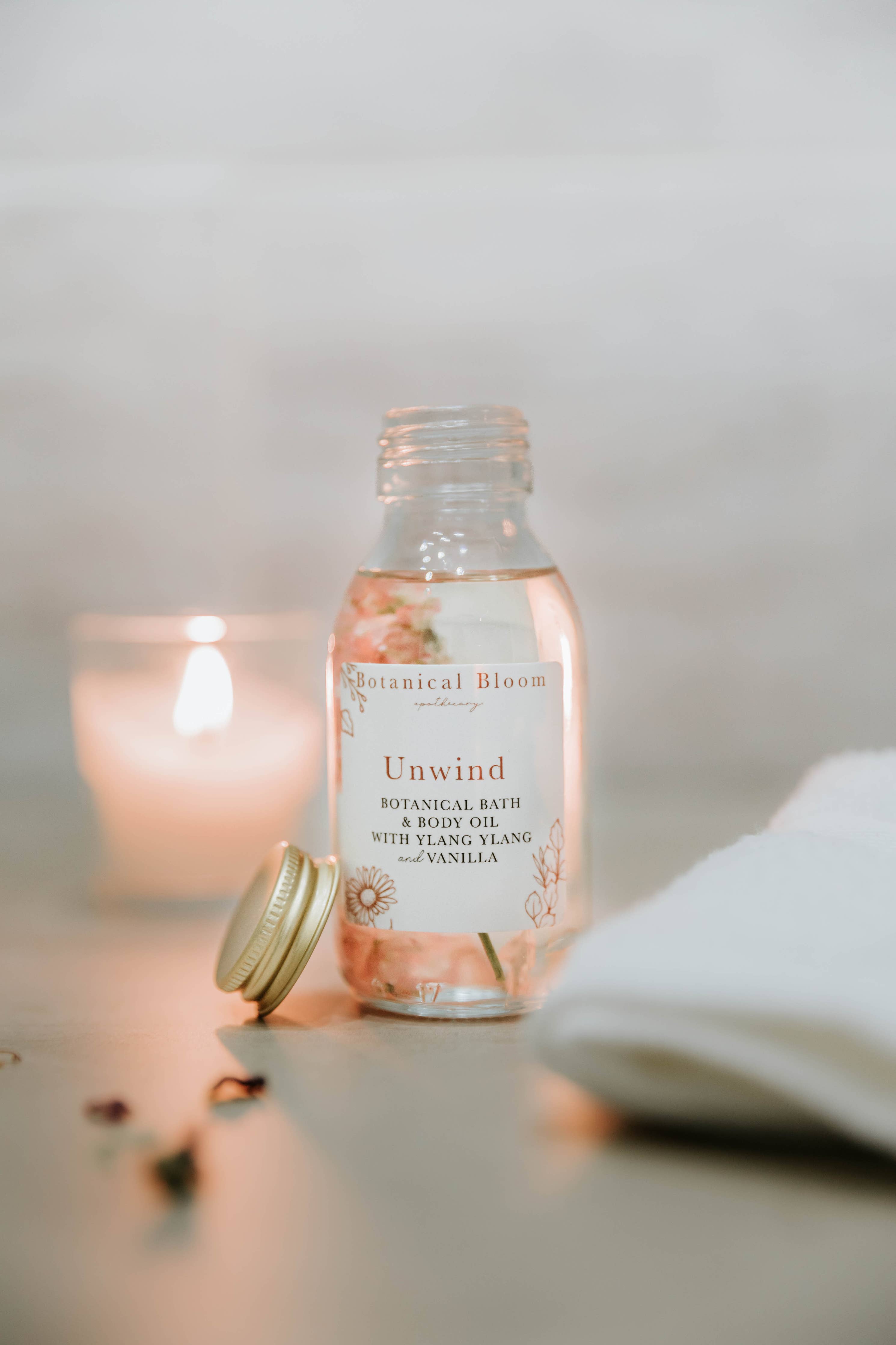 Unwind bath and body Oil