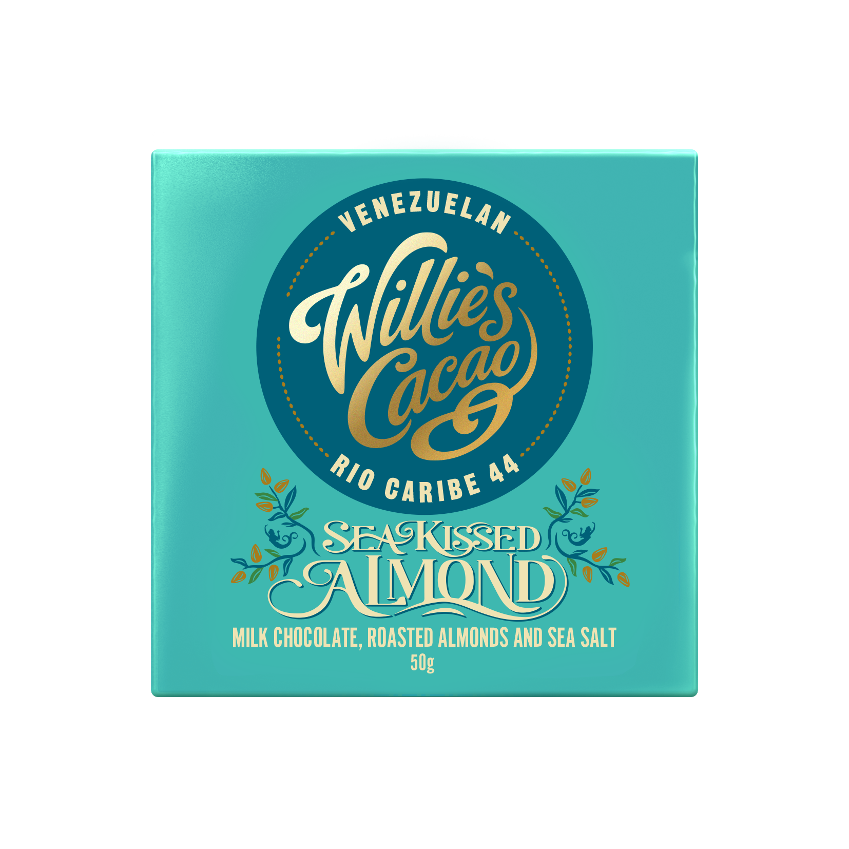 Sea Kissed Almond 50g Chocolate Bar
