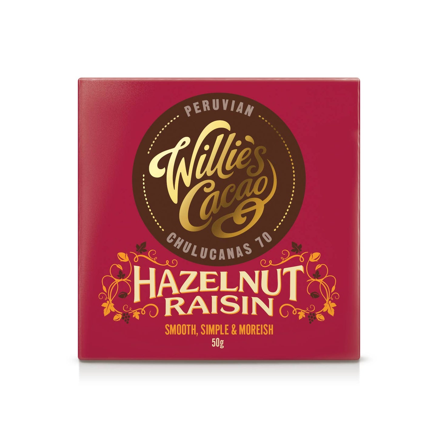Hazelnut & Raisin 50G Chocolate Bar