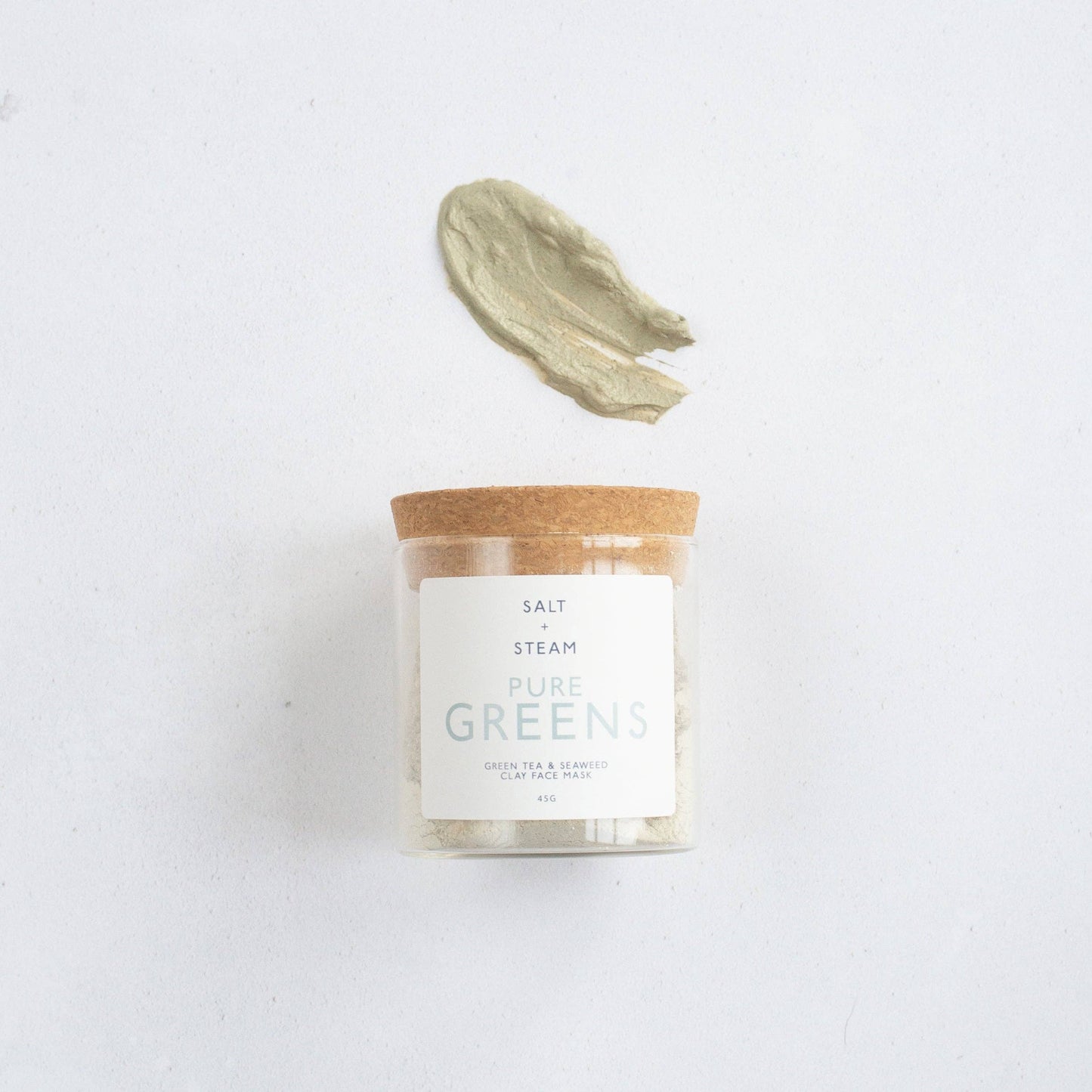 Pure Greens - Seaweed & Green Tea Clay Face Mask 45g