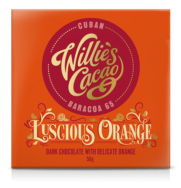 Luscious Orange 50g Chocolate Bar
