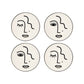Gifts for her, New home Gifts, Art lover, Monochrome Abstract Face Mug