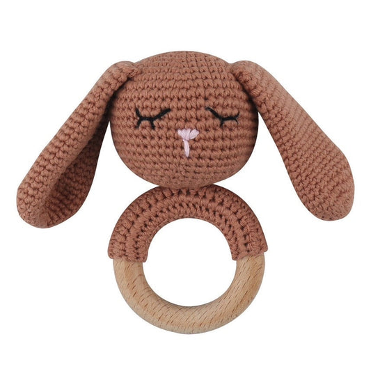 Floppy Bunny Baby Rattle